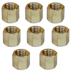 Empi 43-6051 Vw Bug, Ghia Brass Exhaust Nut, 8mm-1.25mm, 11mm Hex Head, Set Of 8. Fixed Price $16.44.
