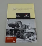 Brochure/brochure Schaeff Wheel Loader Skl 853. Fixed Price $34.69.