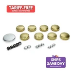 Pioneer Pe-100-br, Kit Natural Brass / Steel 350 Chevy Freeze Plug - (. Fixed Price $49.92.