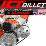 Ict Billet Sbc Power Steering Bracket Pump (for Electric Water Pump). Fixed Price $65.99.