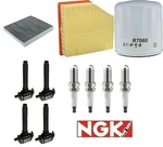 Tune Up Kit Ignition Coils Spark Plugs & Filters For 2013-2016 Dodge Dart 2.4l. Fixed Price $126.00.