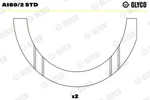 Glyco A180/2 Std Thrust Washer, Crankshaft For Anadol,caterham,ford,ford Africa,. Fixed Price $9.13.