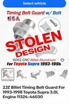 2jz Billet Timing Belt Guard 6061 Cnc Aluminium Free Shipping. Fixed Price $53.99.