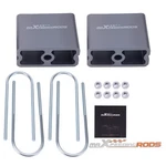 4" Aluminum Leaf Spring Lowering Blocks Kit With U-bolts Universal Drop. Fixed Price $47.99.