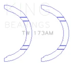 King Engine Bearings Tw 173am Thrust Washer Set For Mitsubishi 4g63t, 4g64. Fixed Price $35.99.
