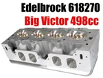 Edelbrock Musi 618270 Big Vic 498cc Cnc 12 Degree 2.500" X 1.800" Cylinder Heads. Fixed Price $9859.95.