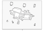 Gm Oem 07-08 Outlook Electrical Fuse Relay-fuse Relay Box 25855326. Fixed Price $226.14.