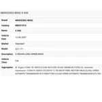 Mercedes-benz S500 Expansion Plug A0009985690. Fixed Price $50.00.