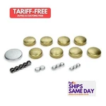 Pioneer Pe-100-br, Kit Natural Brass / Steel 350 Chevy Freeze Plug - (. Fixed Price $49.92.