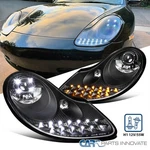 Black Fits 1997-2001 Porsche 996 911 Boxster 986 Led Signal Projector Headlights. Fixed Price $931.95.