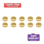 Pioneer Epc-80-b-10, Set Of 10 Natural Brass Expansion Plugs 10pk - 1-3/8. Fixed Price $53.60.
