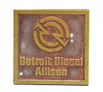 Vintage Printers Block Detroit Diesel Allison Advertsing. Fixed Price $19.99.
