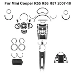 51pcs Carbon Fiber Interior Full Kit Cover Trim Sticker For Mini Cooper 2007-10. Fixed Price $162.14.
