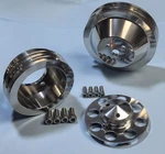 Small Block Ford 2 Groove Pulley Kit V-belt Sbf Lwp 289 302 351w 400 2v. Fixed Price $103.68.