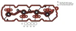 Fel-pro Ms 96871 Engine Lifter Valley Cover Gasket Set Chevrolet Silverado 1500. Fixed Price $49.99.