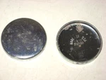 Two (2) Steel Shallow Cup Expansion Plugs, 2-3/32 , Service Supply #. Fixed Price $12.60.